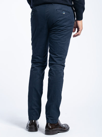 Pantalone in cotone piquet
