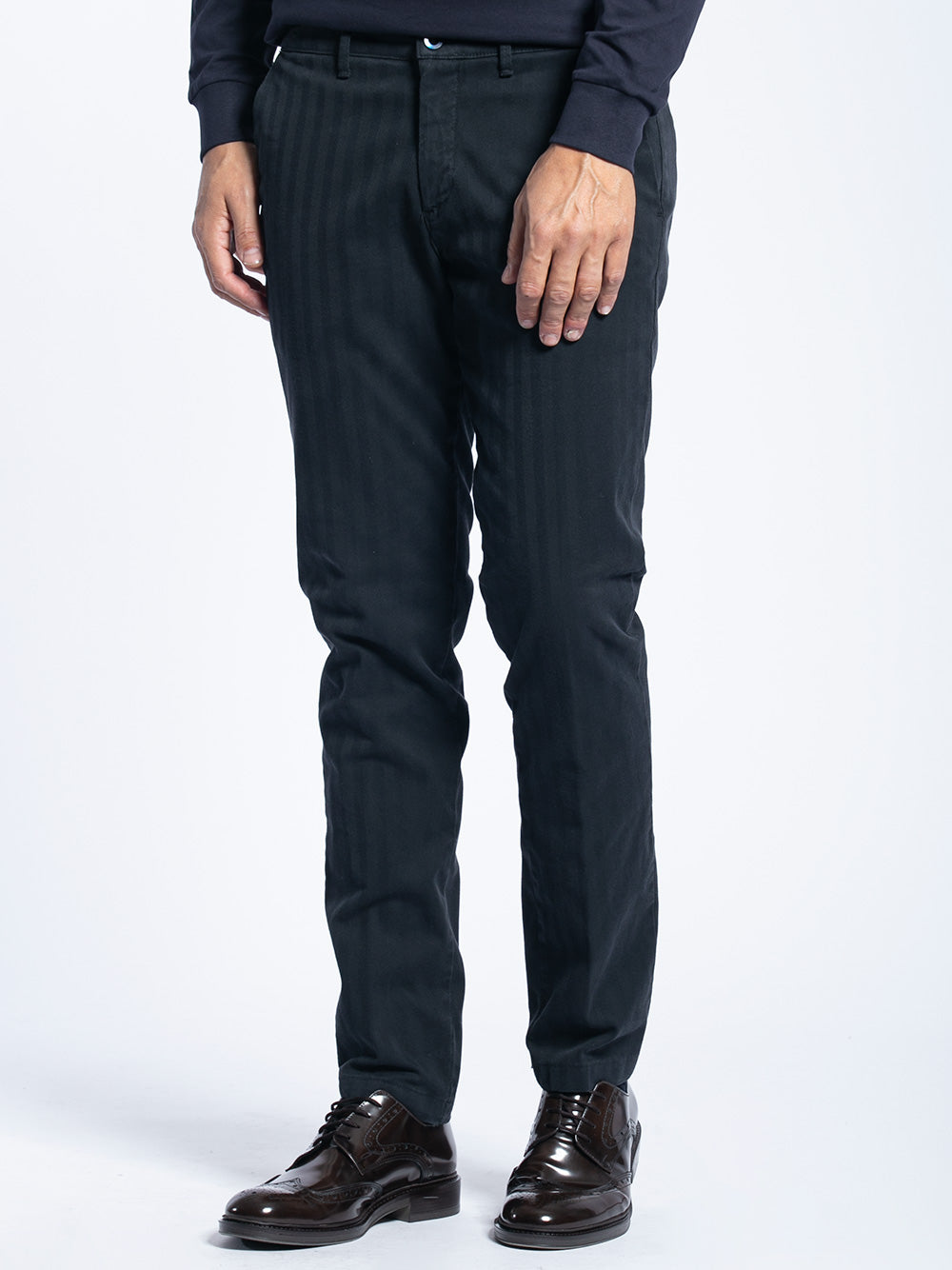 Pantalone chino in cotone aramaturato