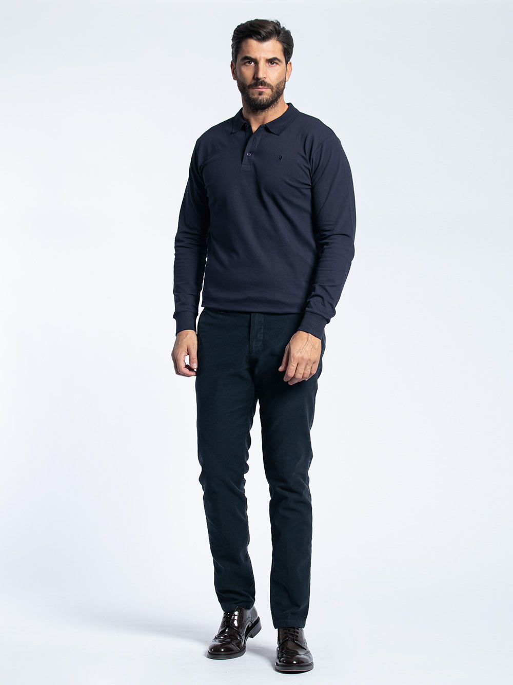 Pantalone chino in cotone aramaturato