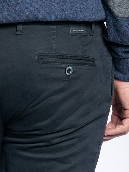 Pantalone in cotone elasticizzato