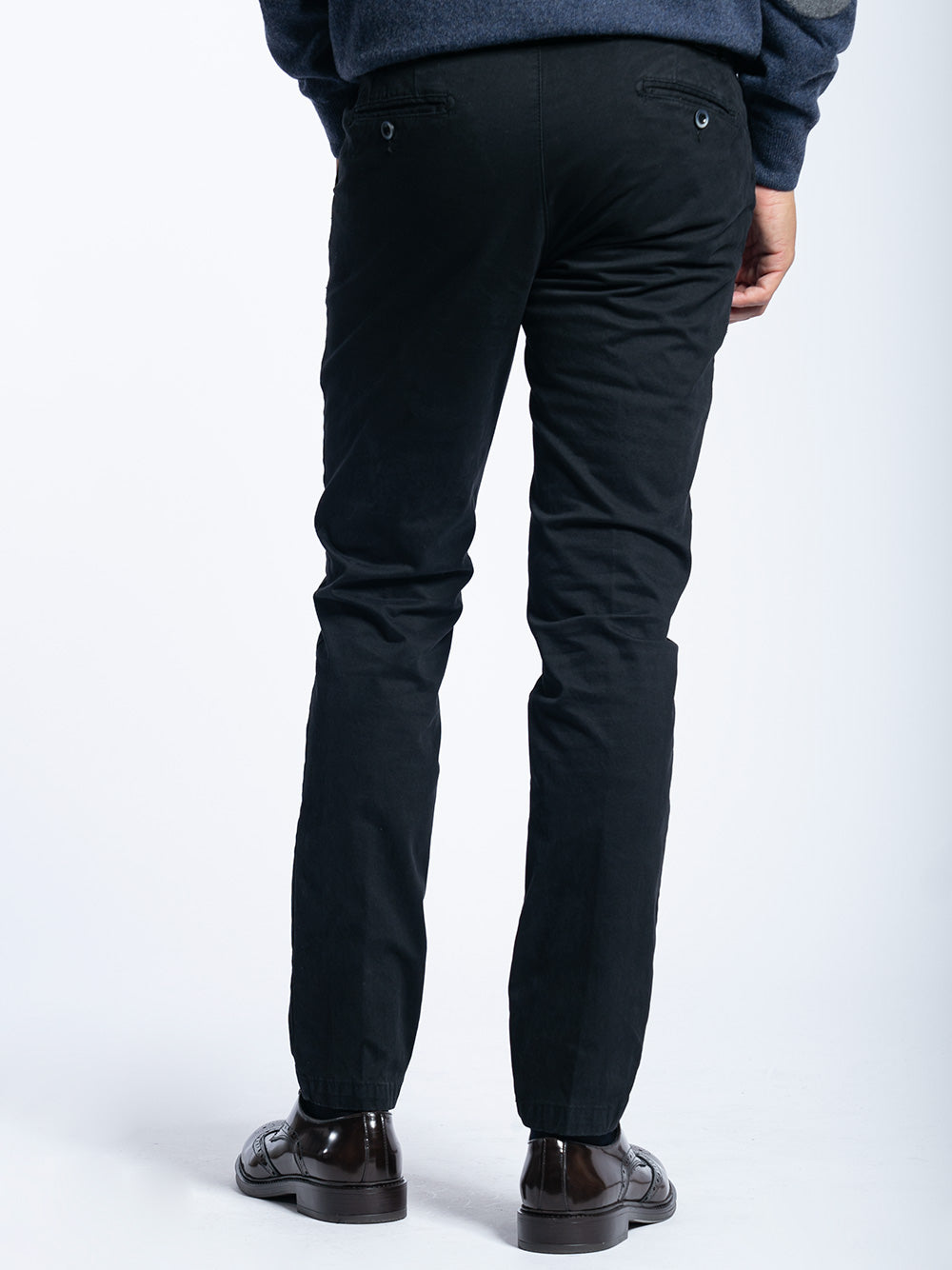 Pantalone in cotone piquet