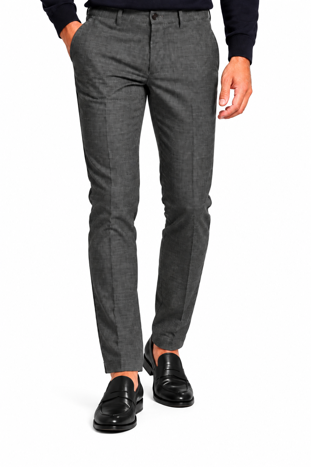 Pantalone in fustagno stampato