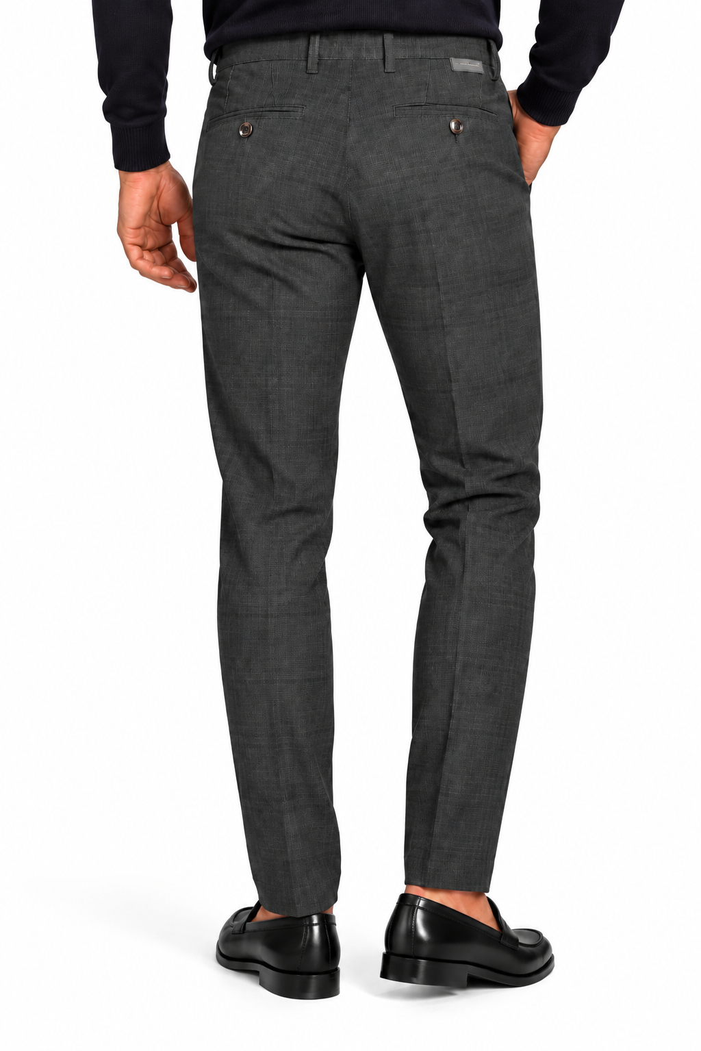 Pantalone in fustagno stampato