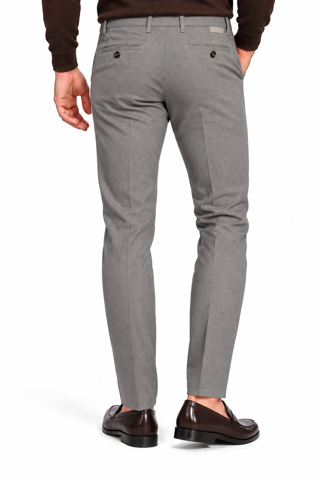 Pantalone in cotone stampato