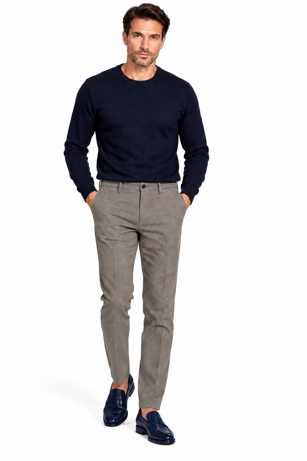 Pantalone in cotone armaturato