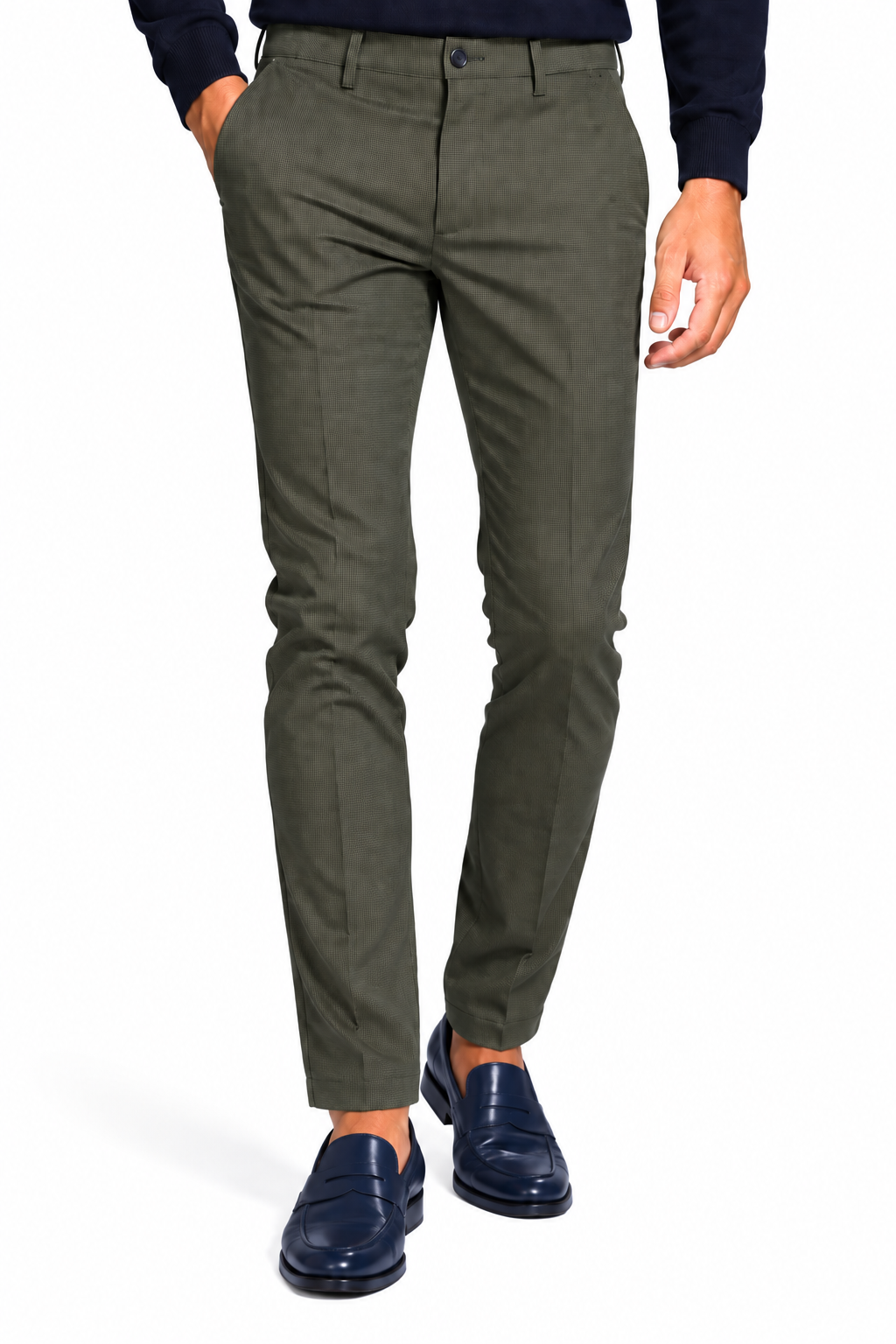 Pantalone stampa pied de poule