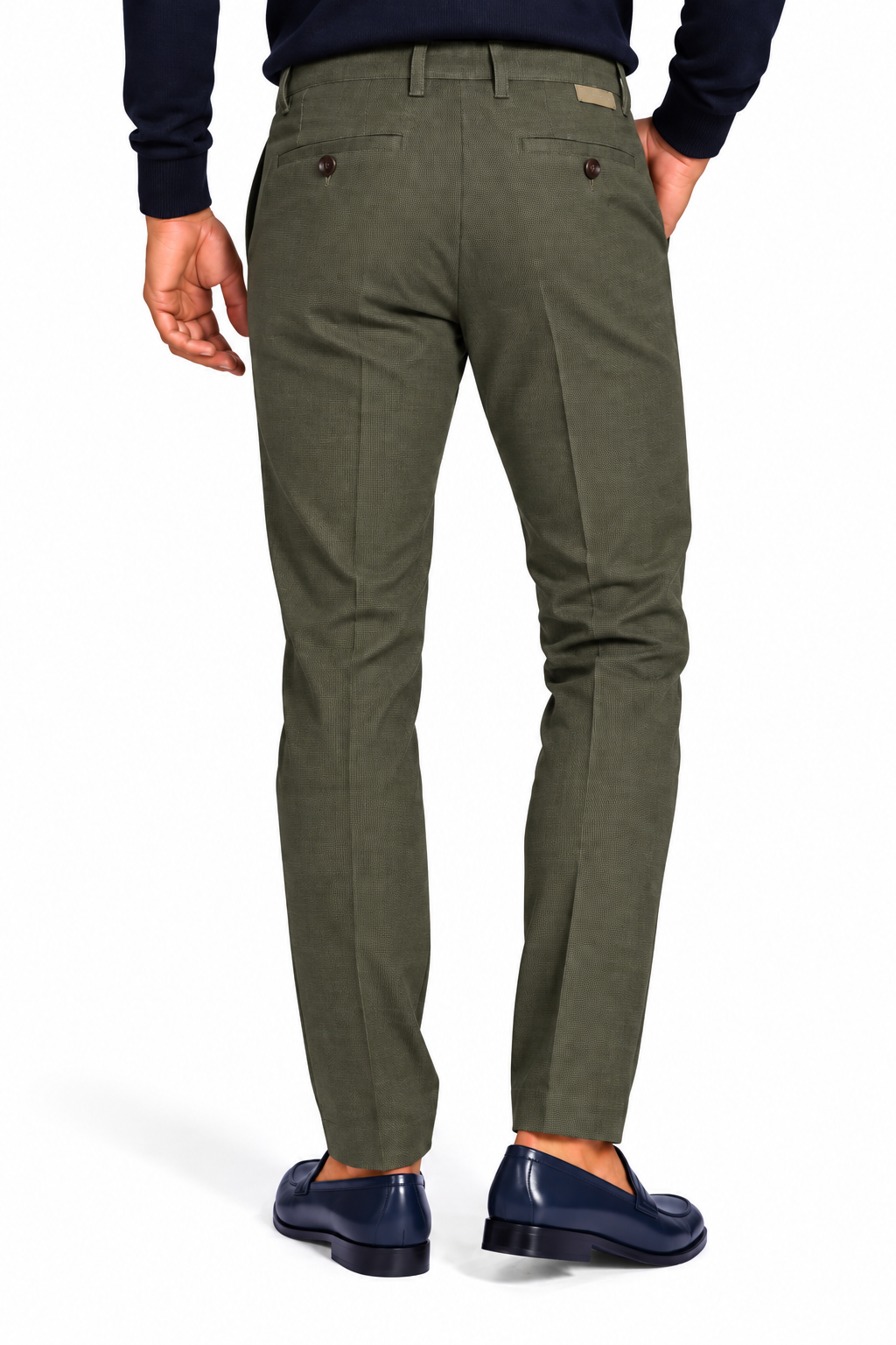 Pantalone stampa pied de poule
