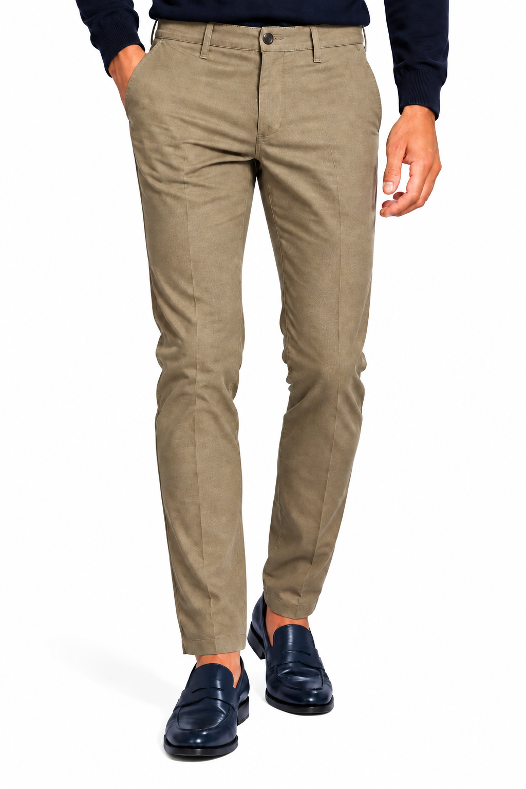 Pantalone in cotone stampato