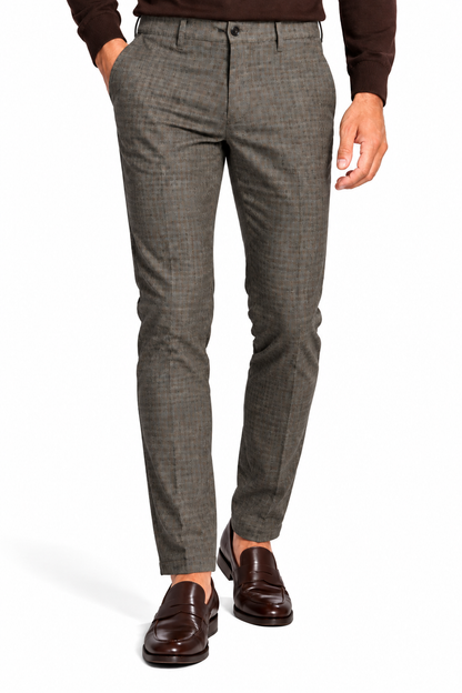 Pantalone in cotone stampato