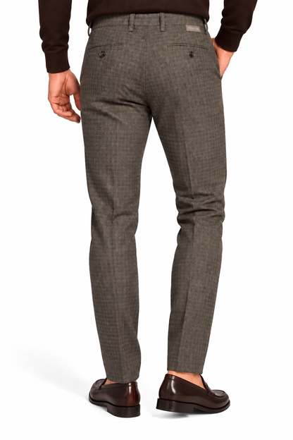 Pantalone in cotone stampato