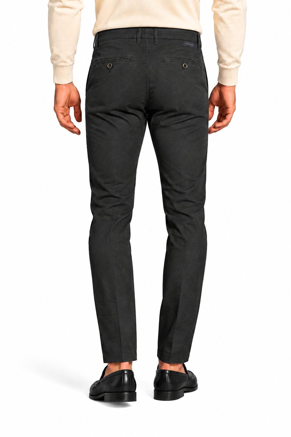Pantalone in cotone piquet
