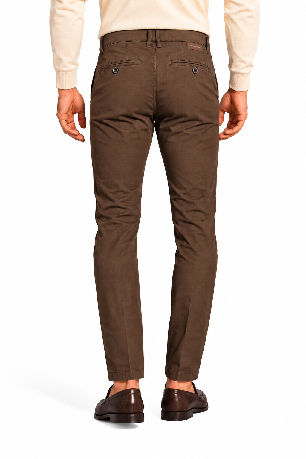 Pantalone in cotone piquet