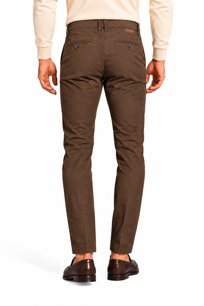 Pantalone in cotone piquet