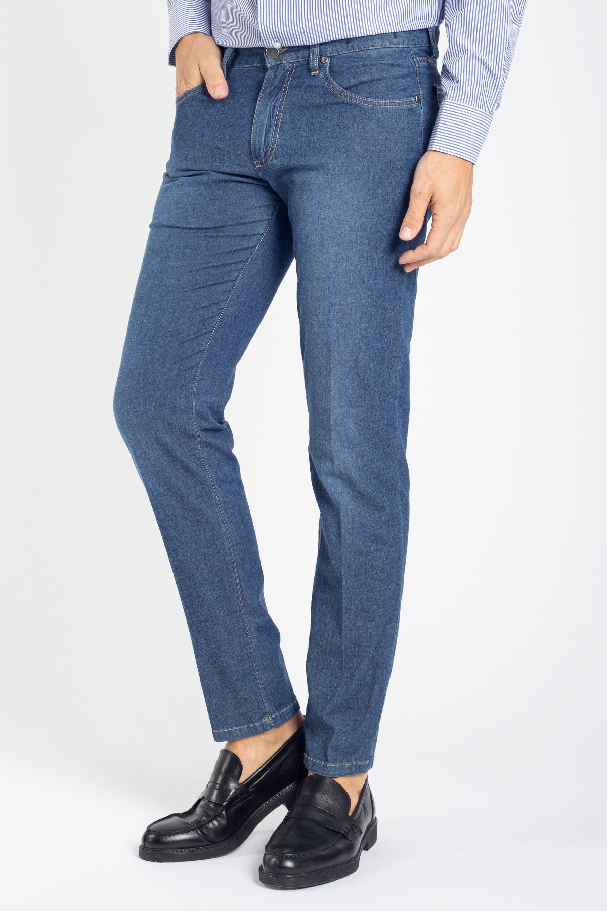 Jeans 5 pocket chambray